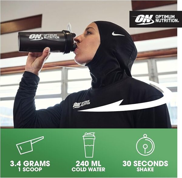 Optimum Nutrition Micronized Creatine Powder – 317g (Unflavoured) - Image 3