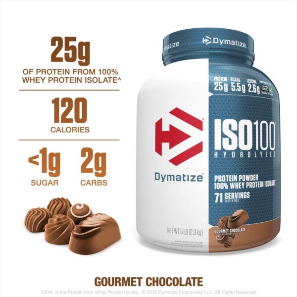 Dymatize Nutrition ISO 100 – 5 lbs Whey Protein Isolate - Image 4