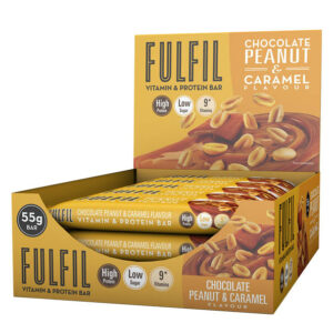 Fulfil Vitamin and Protein Bar (15 x 55g Bars) — Chocolate Peanut and Caramel Flavour