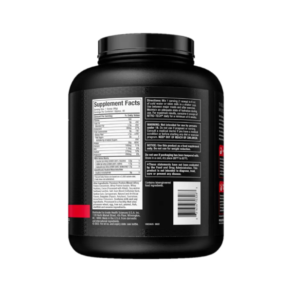MTECH Nitro Tech Whey Protein 4LBS - Image 4