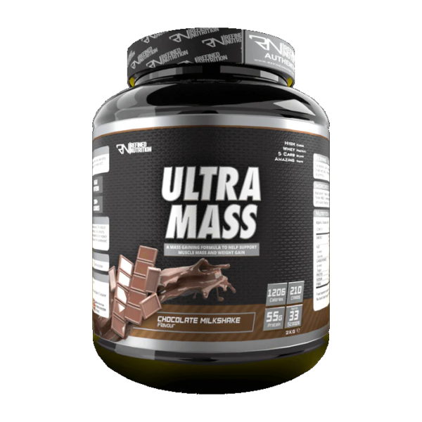 Refined Nutrition Ultra Mass – Chocolate Milkshake (2kg) - Image 3