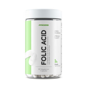 Folic Acid - Vitamin B9 500 mcg - 60 veg capsules