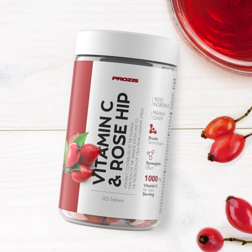 Prozis Vitamin C + Rose Hip – 60 Capsules - Image 2